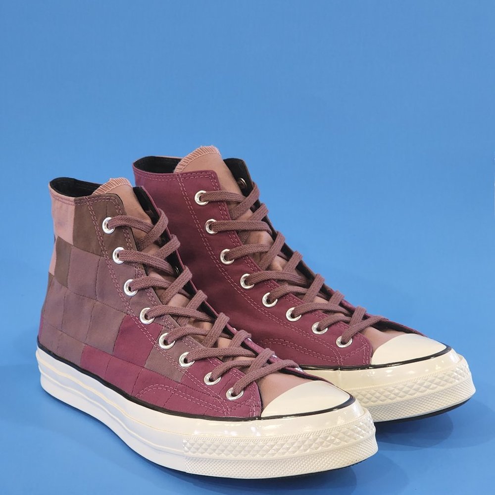 Converse Chuck 70 Hi Plant Color Patchwork Rose Taupe Unisex Sneaker 170682C NWT - Picture 1 of 6